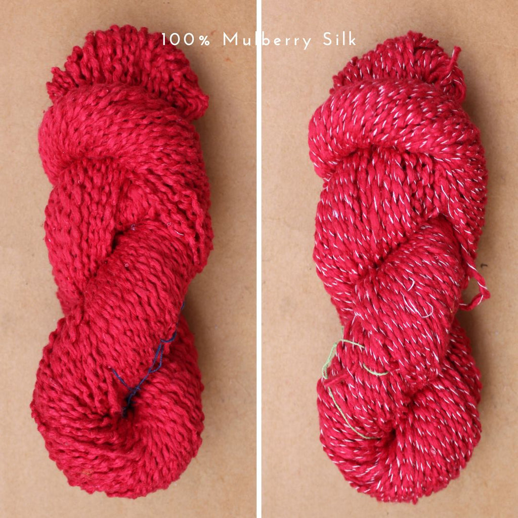 Silk Bouclé - Silk Bourette (Noil)
