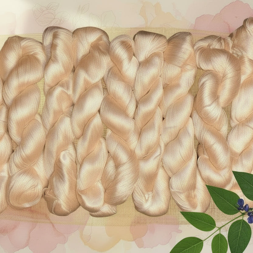 Dyer's Bundle ~ Mulberry Silk Yarn - Golden Warp Yarn Co