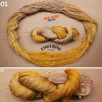 Silk Wool Blend Yarn, Fingering Weight - Golden Warp Yarn Co