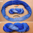 Silk Wool Blend Yarn, Fingering Weight - Golden Warp Yarn Co