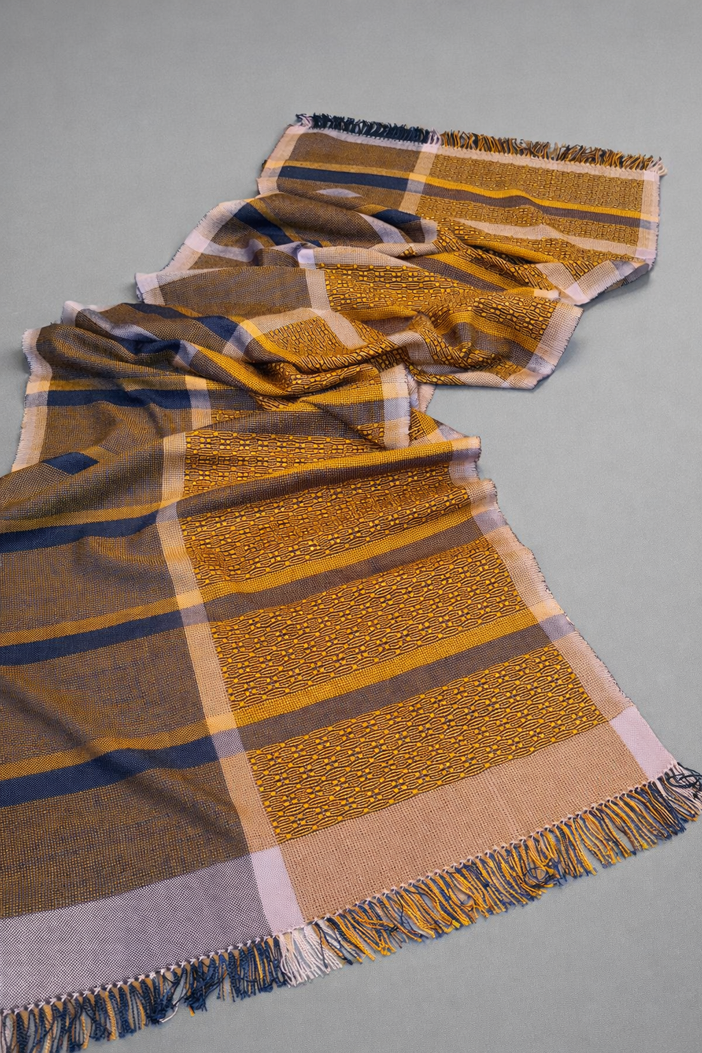 Mulberry Silk Scarf with Huck