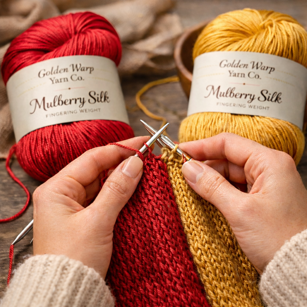 Mulberry Yarn for Knitting