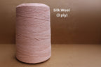 Silk Wool Blend, 20/2 X 3 ply, 500 g cone - Golden Warp Yarn Co