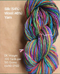 Silk Wool Blend, DK Weight yarn - Golden Warp Yarn Co