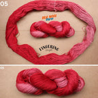 Silk Wool Blend Yarn, Fingering Weight - Golden Warp Yarn Co