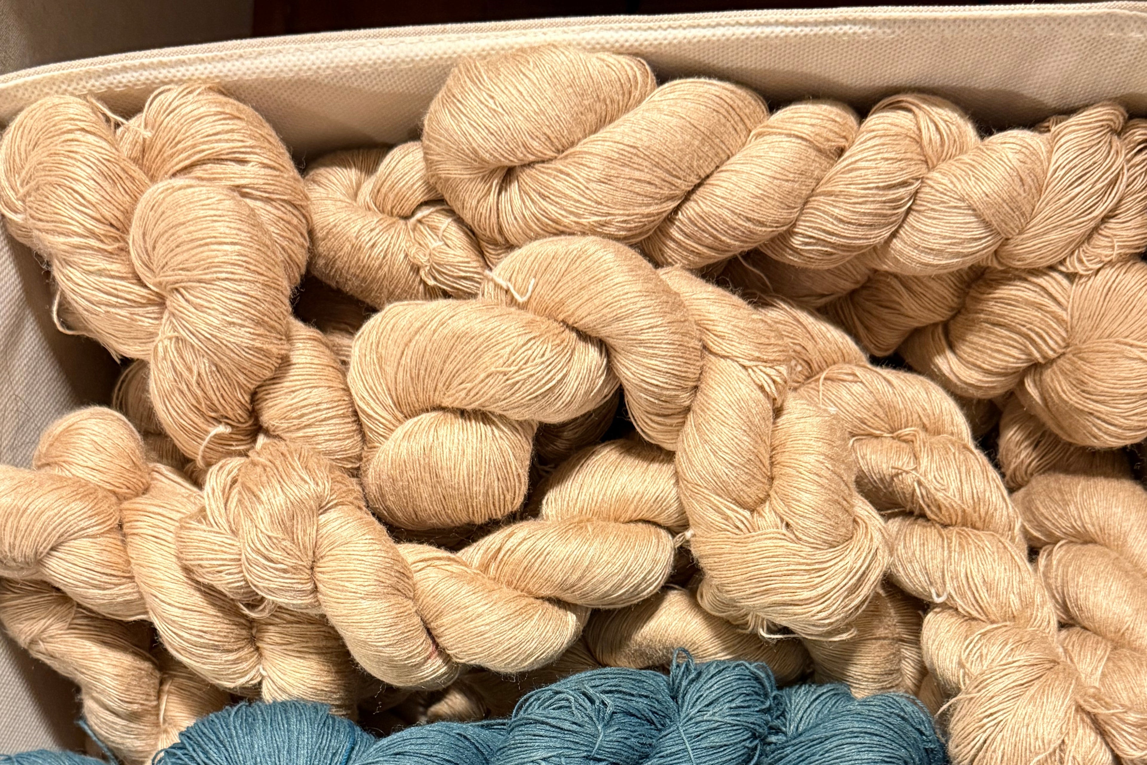 Tussah Silk Yarn 20/2 at Golden Warp Yarn Co