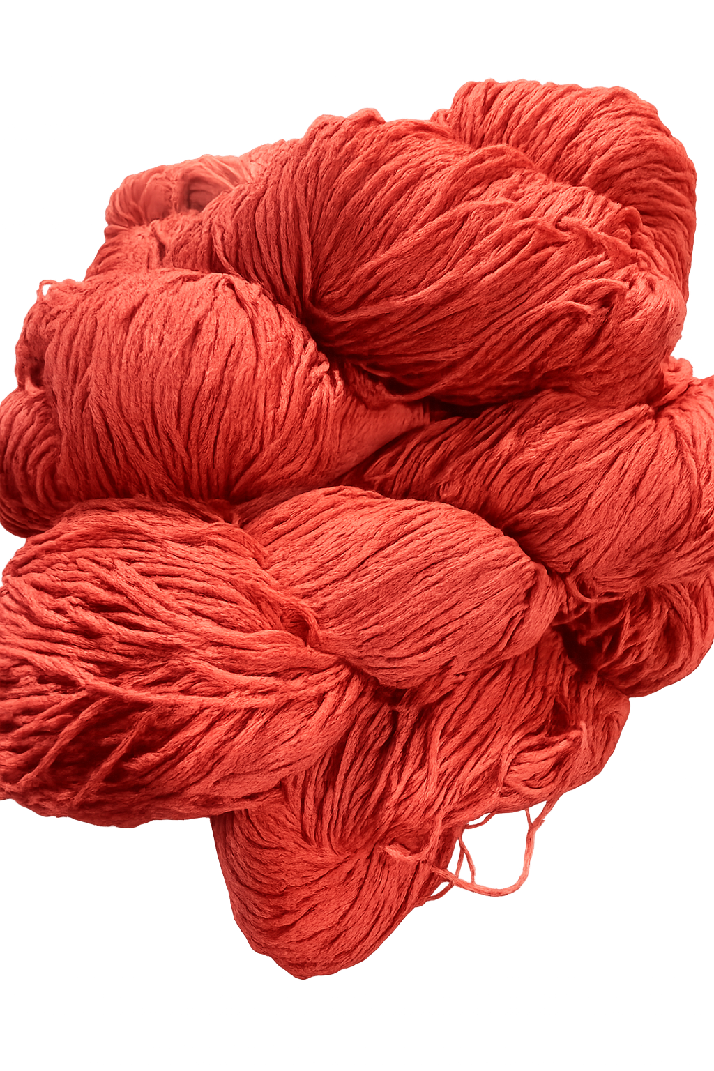 Tussah Silk Yarn DK Terracotta at Golden Warp Yarn Co