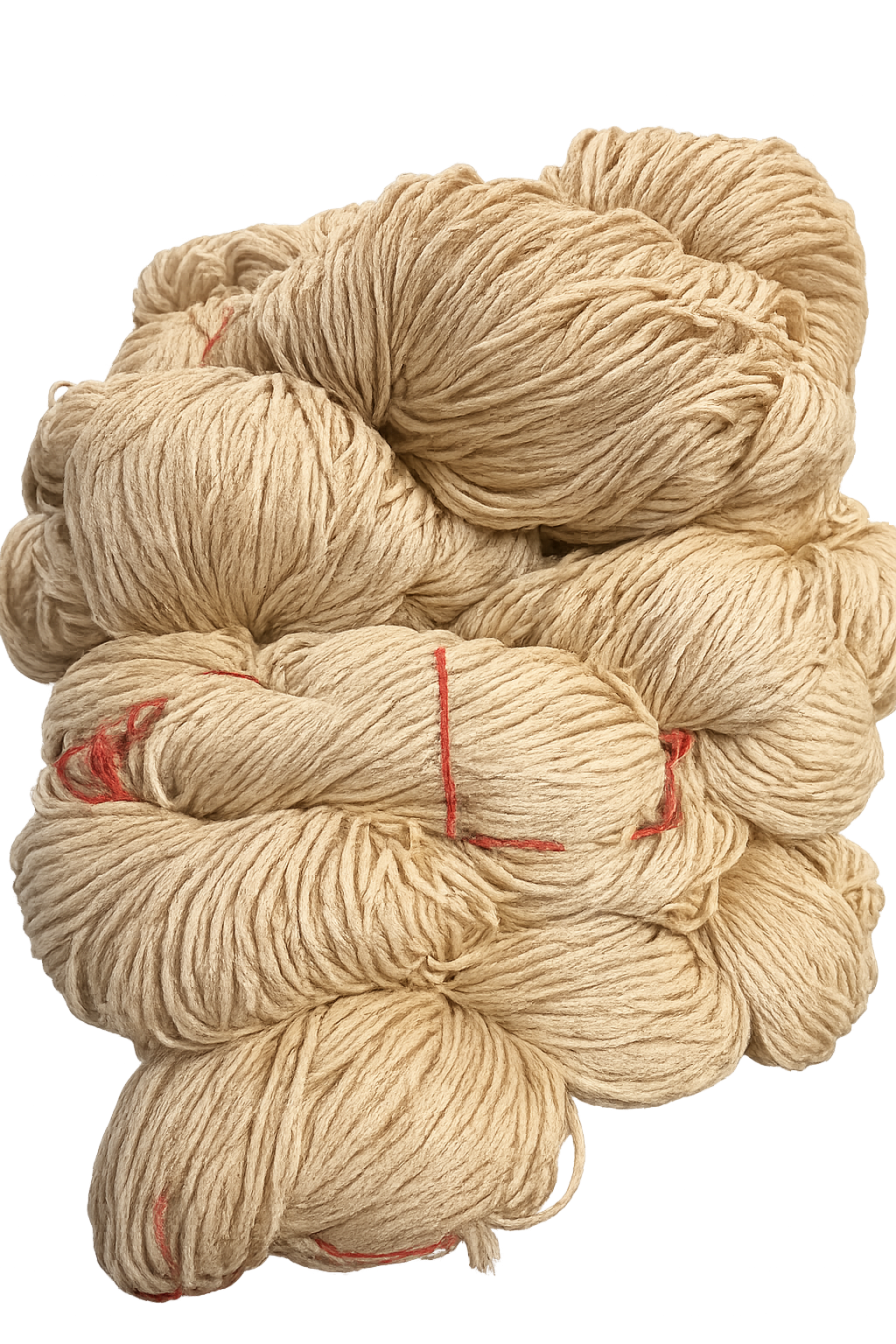 Tussah Silk Yarn DK Champagne at Golden Warp Yarn Co