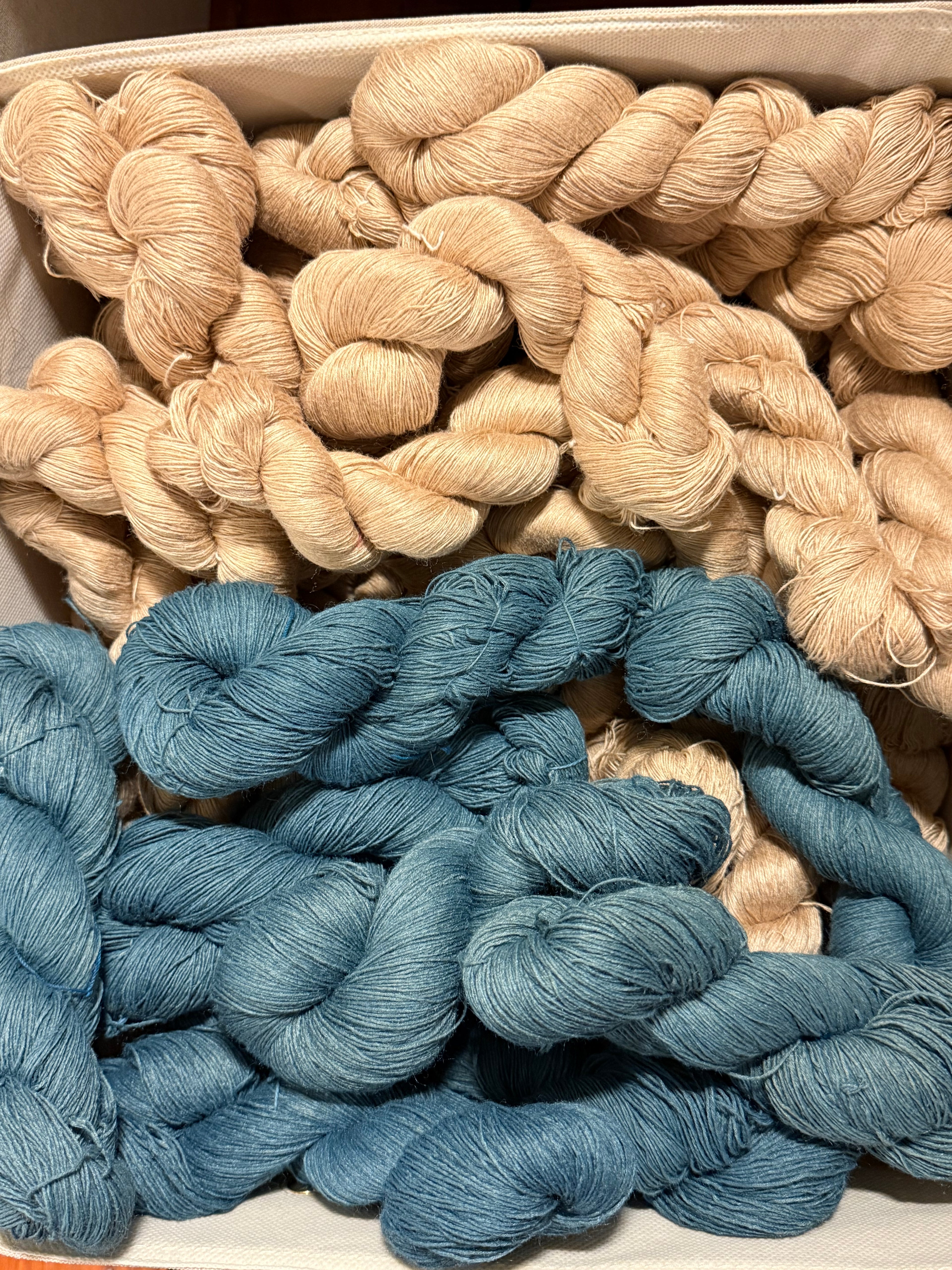 Dyer's Bundle Tussah Silk Yarn - Golden Warp Yarn Co